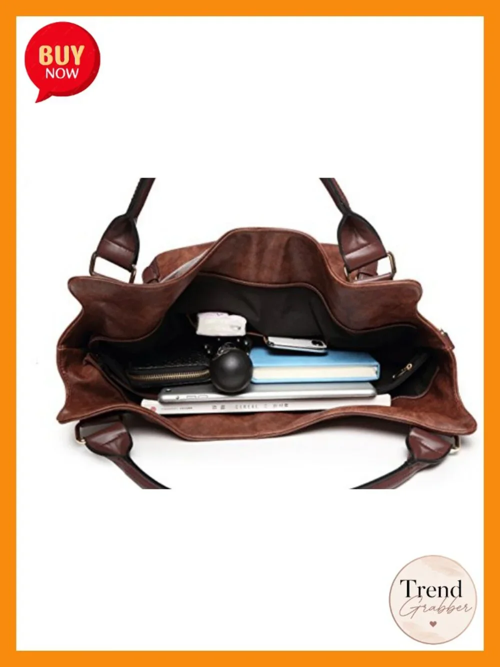 Women Tote Bag PU Leather Hobo Shoulder Bag with Adjustable Strap & Wallet